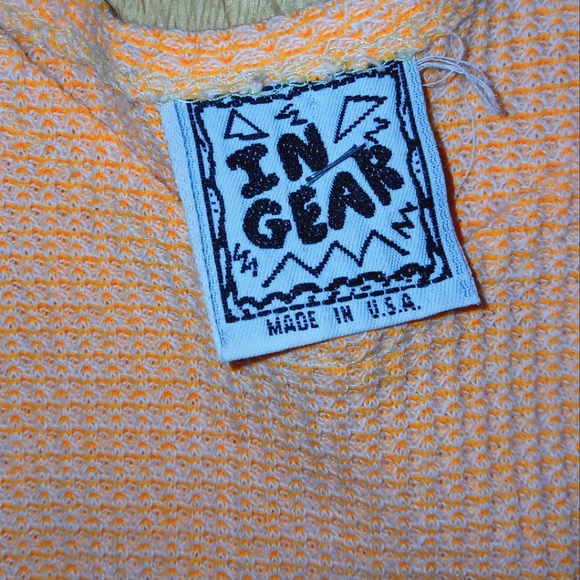 INGEAR VINTAGE 90s Orange Skater Dress - Picture 3 of 4